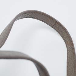 مملوكة مسبقًا Saint Laurent Grey Croc Embossed Leather Nano Classic Sac De Jour Tote