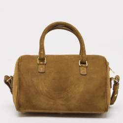 Saint Laurent Brown Suede Fringe Crossbody 