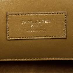 Saint Laurent Brown Suede Fringe Crossbody 