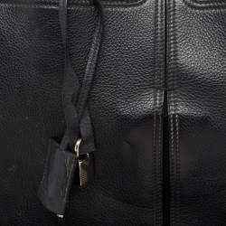 Pre Owned Yves Saint Laurent Black Leather Classic Sac De Jour Tote