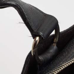 Pre Owned Yves Saint Laurent Black Leather Classic Sac De Jour Tote