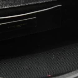 Pre Owned Saint Laurent Black Leather Large Kate Shoulder Bag