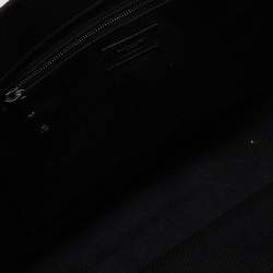 Saint Laurent Black Canvas and Leather Large Rive Gauche Shopper Tote 