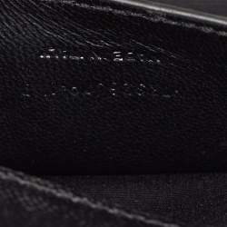 Pre Owned Saint Laurent Black Leather Kate Monogram Clutch