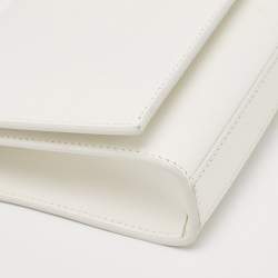 مملوكة مسبقًا حقيبة كلاتش سان لوران كيت  مونوغرامية جلد بيج