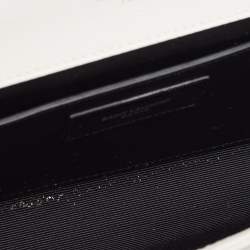 مملوكة مسبقًا حقيبة كلاتش سان لوران كيت  مونوغرامية جلد بيج