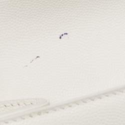 مملوكة مسبقًا حقيبة كلاتش سان لوران كيت  مونوغرامية جلد بيج