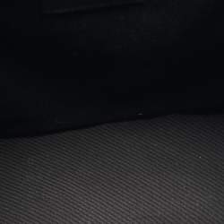 Saint Laurent Black Stripe Quilted Velvet and Leather Loulou Backpack