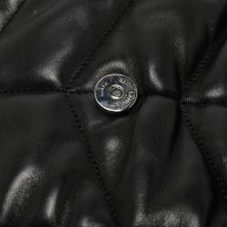Pre Owned Saint Laurent Black Quilted Leather Small Loulou Puffer Shoulder Bag