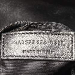 Pre Owned Saint Laurent Black Quilted Leather Small Loulou Puffer Shoulder Bag