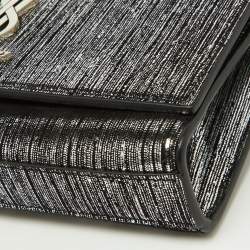 Saint Laurent Silver/Black Suede Kate Belt Bag