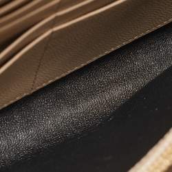 Pre Owned Saint Laurent Beige Leather Kate Chain Clutch