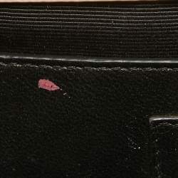 Pre Owned Saint Laurent Pink Mix Quilted Leather Medium Envelope Shoulder Bag