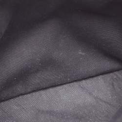 Pre Owned Saint Laurent Black Matelassé Leather Medium LouLou Shoulder Bag