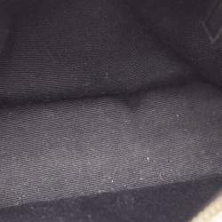 Pre Owned Saint Laurent Black Matelassé Leather Medium LouLou Shoulder Bag