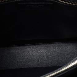 مملوكة مسبقًا حقيبة يد توتس سان لوران ساك دي جور جلد نقشة التمساح عنابي صغيرة