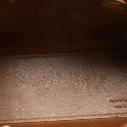 Pre Owned Saint Laurent Brown Leather Nano Classic Sac De Jour Tote