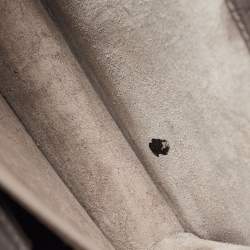 Saint Laurent Grey Croc Embossed Leather Medium Sunset Bag