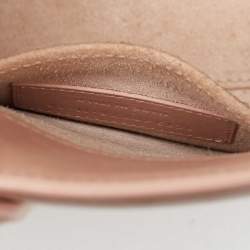 Pre Owned Saint Laurent Light Pink Leather Nano Classic Sac De Jour Tote