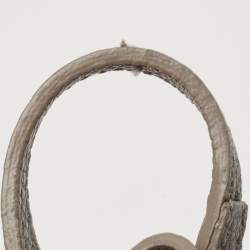 Pre Owned Saint Laurent Grey Leather Small Classic Sac De Jour Tote