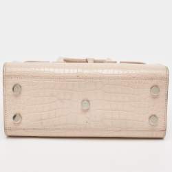 Pre Owned حقيبة سان لوران نانو ساك دي جور جلد تركواز