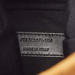 Pre Owned Saint Laurent Brown Suede and Leather Tassle Fringe Bucket Bag