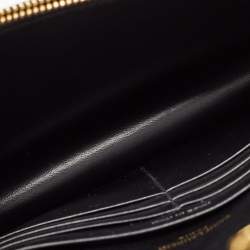 Pre Owned Saint Laurent Black Leather Sunset Chain Wallet