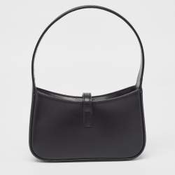 Pre Owned Saint Laurent Black Leather Mini LE 5 À 7 Shoulder Bag