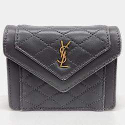 Saint Laurent black Loulou Micro Shoulder Bag