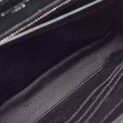 Pre Owned Saint Laurent Black Quilted Leather Toy Loulou Crossbody Bag