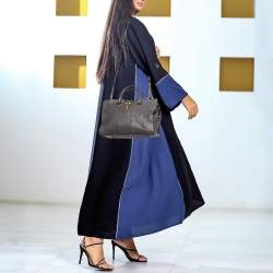 Saint Laurent Grey Leather Small Cabas Chyc Tote