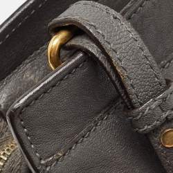 Saint Laurent Grey Leather Small Cabas Chyc Tote