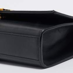 Pre Owned Saint Laurent Black Leather Kate Tassel Shoulder Bag