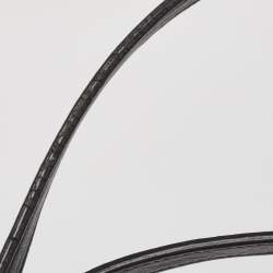 مملوكة مسبقًا Saint Laurent Black Matelasse Leather Small Monogram Cabas Tote