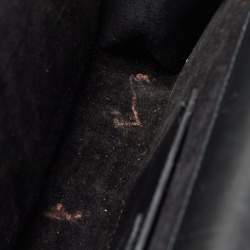 Pre Owned Saint Laurent Black Leather Kate Tassel Clutch