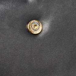 Pre Owned Saint Laurent Black Leather Kate Tassel Clutch