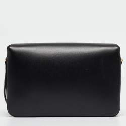 Saint Laurent Black Leather Le Maillon Shoulder Bag