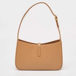 Pre Owned Saint Laurent Brown Leather Le 5 À 7 Hobo