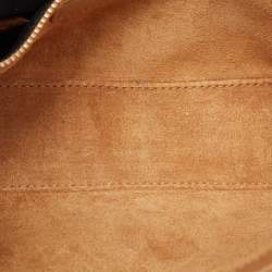 Pre Owned Saint Laurent Brown Leather Le 5 À 7 Hobo