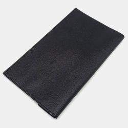 Pre Owned Saint Laurent Paris Black Uptown Clutch Bag