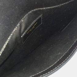 Pre Owned Saint Laurent Paris Black Uptown Clutch Bag