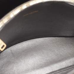 Saint Laurent Grey Croc Embossed Leather Baby Classic Sac De Jour Tote