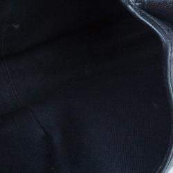 Pre Owned Saint Laurent Paris Black Leather Small Hobo