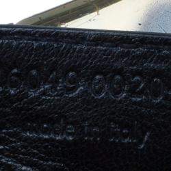 Pre Owned Saint Laurent Paris Black Leather Small Hobo