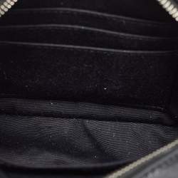 Pre Owned Saint Laurent Black Matelassé Leather Lou Belt Bag