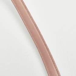 Pre Owned Saint Laurent Old Rose Leather Nano Classic Sac De Jour Tote