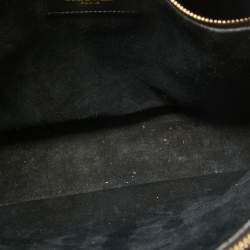 Saint Laurent Black Leather Small Classic Sac De Jour Tote