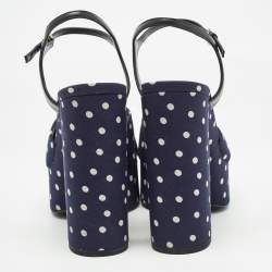 مملوكة مسبقًا صندل سان لوران بيانكا جلد أوف وايت مقاس 38.5