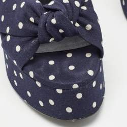 مملوكة مسبقًا صندل سان لوران بيانكا جلد أوف وايت مقاس 38.5