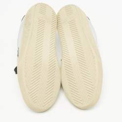 Saint Laurent Silver Leather Court Classic Sneakers Size 39.5